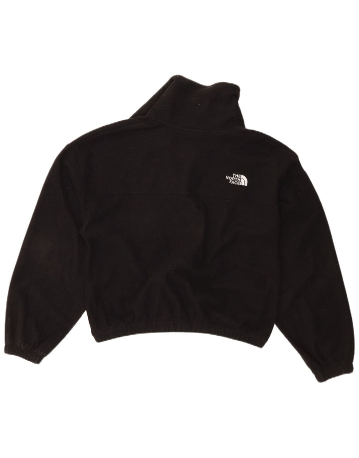 The North Face übergroßer Crop-Fleece-Pullover für Damen, UK 12, mittelschwarz