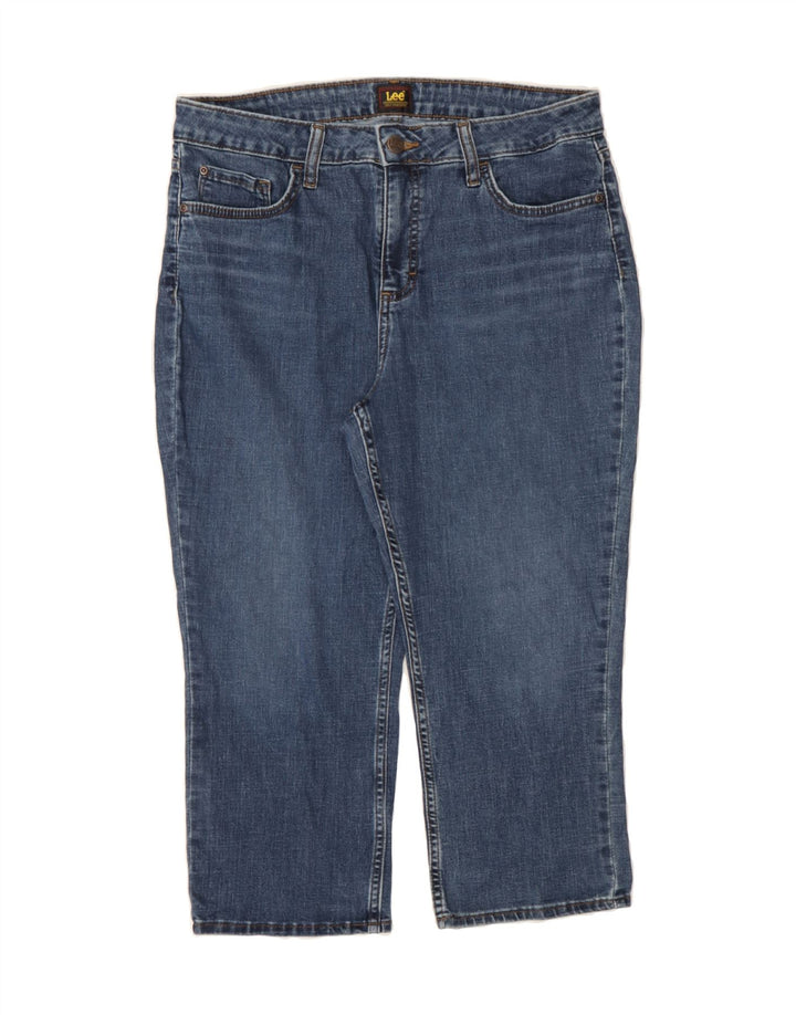 LEE Womens Capri Jeans W34 L22 Blue Vintage Lee and Second-Hand Lee from Messina Hembry 