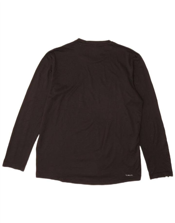 Adidas Herren Climalite Top Langarm Large Schwarz