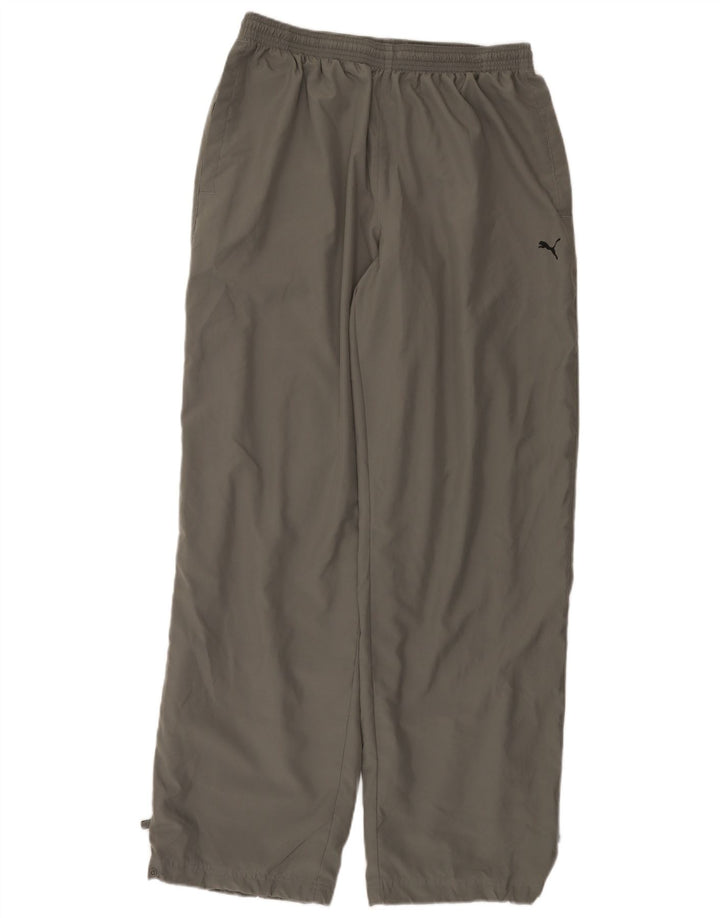 Puma Herren-Trainingshose, groß, graues Polyester
