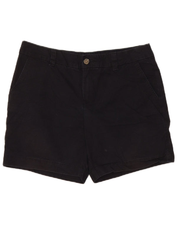 TOMMY HILFIGER Damen Chinoshorts US 8 Medium W32 Schwarze Baumwolle