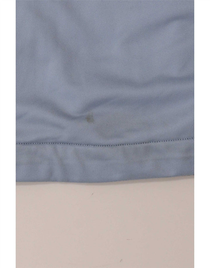 Diadora Damen-Trainingsanzug-Oberteiljacke UK 12 Mittelblaues Colourblock-Polyester