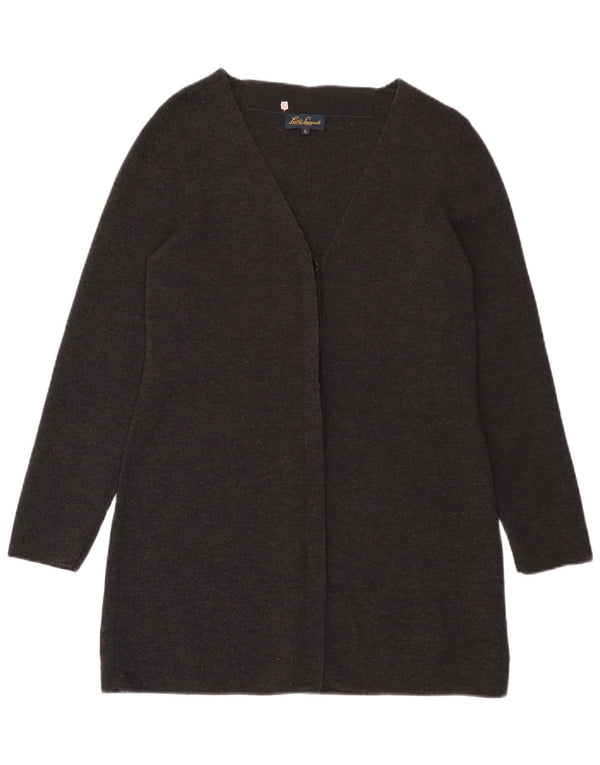 Luisa Spagnoli Damen Longline Cardigan Pullover UK 14 Large Grau