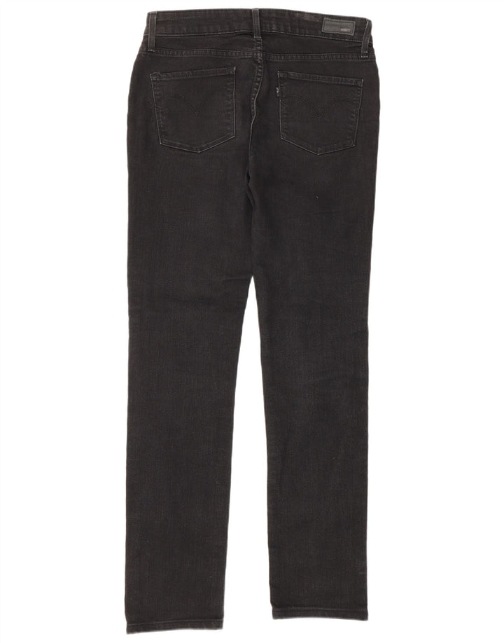 LEVI'S Damen Slight Curve Mid Rise Slim Jeans US 4 Small W27 L27 Grau