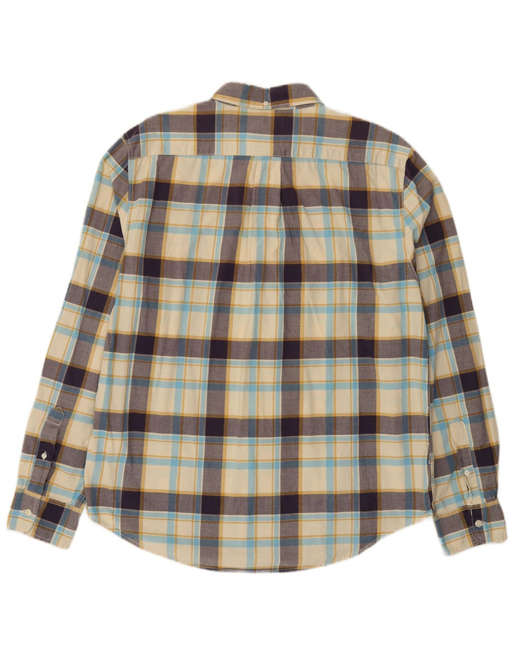 Levi's Herren-Hemd in Standard-Passform, groß, beige, kariert, Baumwolle
