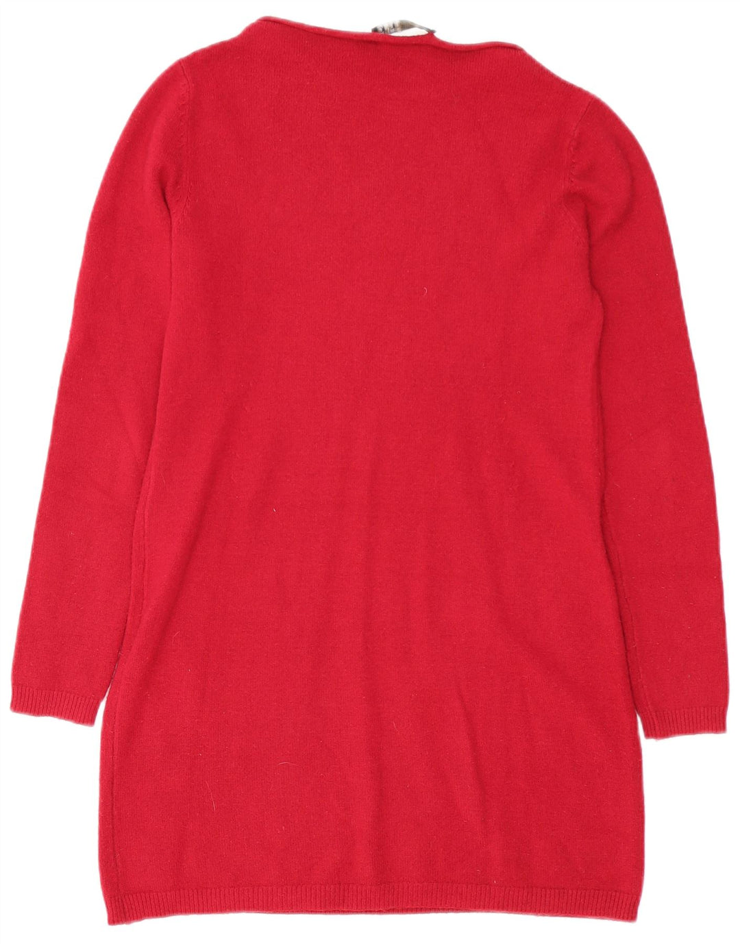 Liu Jo Damen Pulloverkleid UK 12 Medium Red Modal