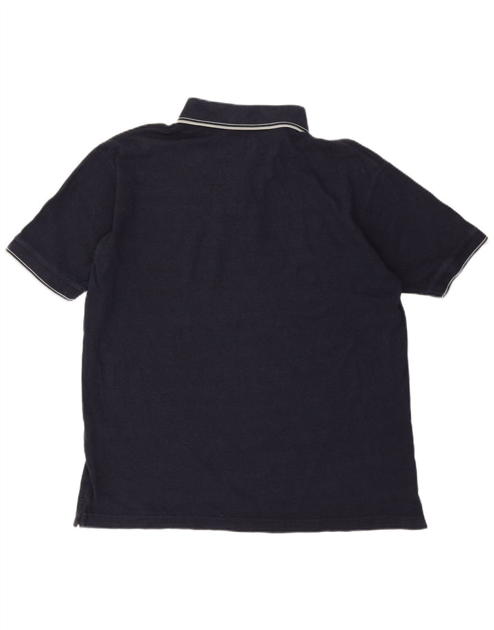 Kappa Herren-Poloshirt, mittelmarineblaue Baumwolle