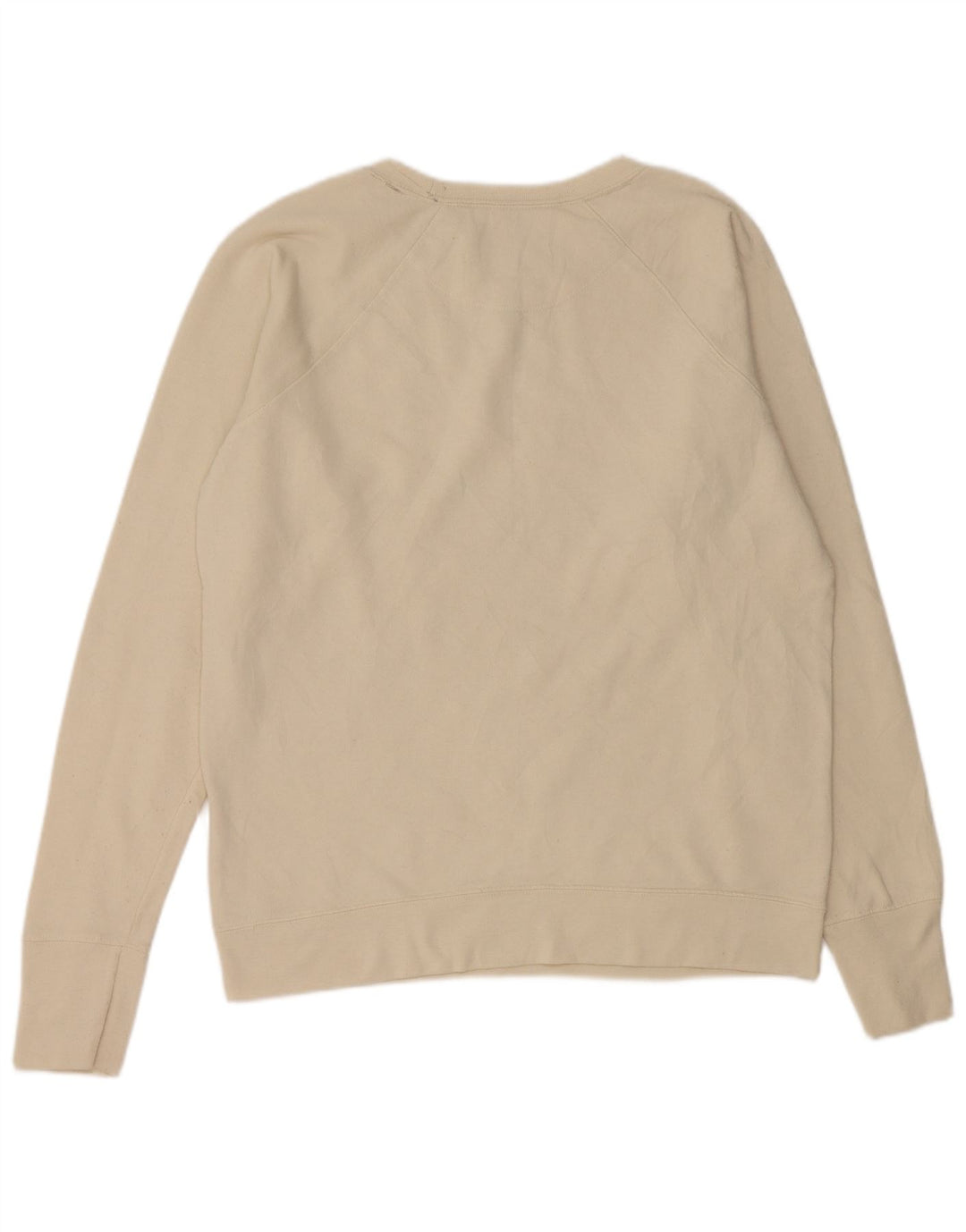 CHAMPION Herren-Sweatshirt-Pullover, groß, cremefarbenes Polyester
