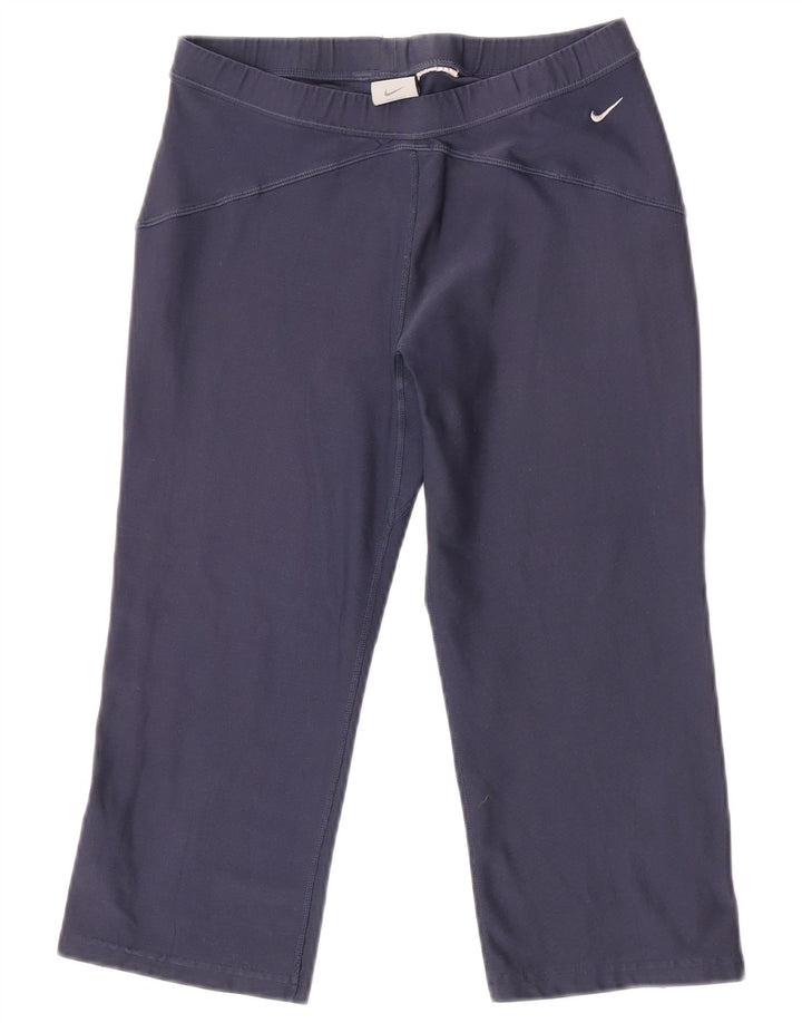 Nike Damen Capri-Leggings UK 10/12 Medium Marineblau