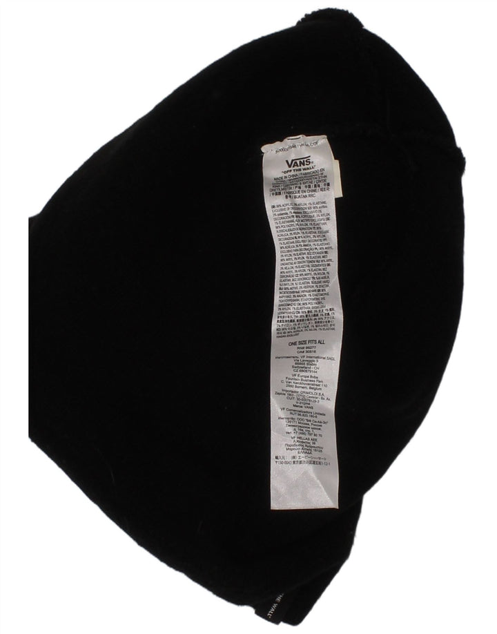 Vans Herren-Strickmütze mit Grafik, Einheitsgröße, schwarzes Farbblock-Acryl