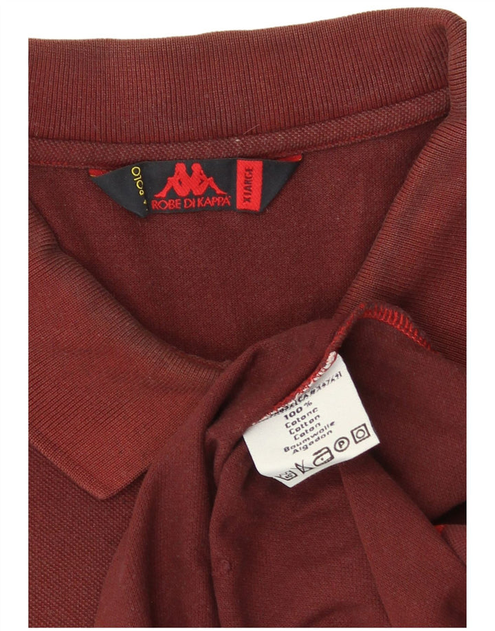 Kappa Herren Poloshirt XL Kastanienbraun Baumwolle