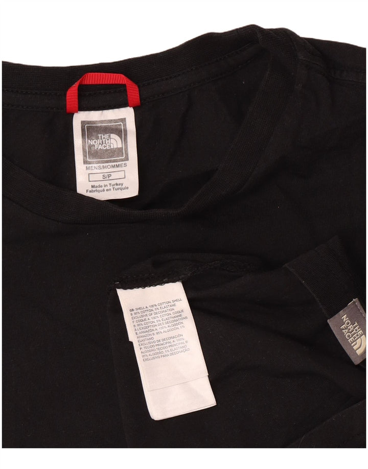 The North Face Herren T-Shirt Top Small Schwarz Baumwolle