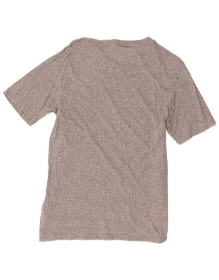 Adidas Herren T-Shirt Top Mittelgrau gefleckte Baumwolle