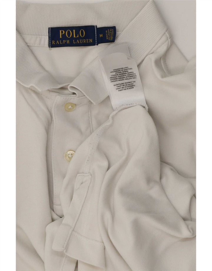 Polo Ralph Lauren Herrenhemd aus mittelweißer Baumwolle