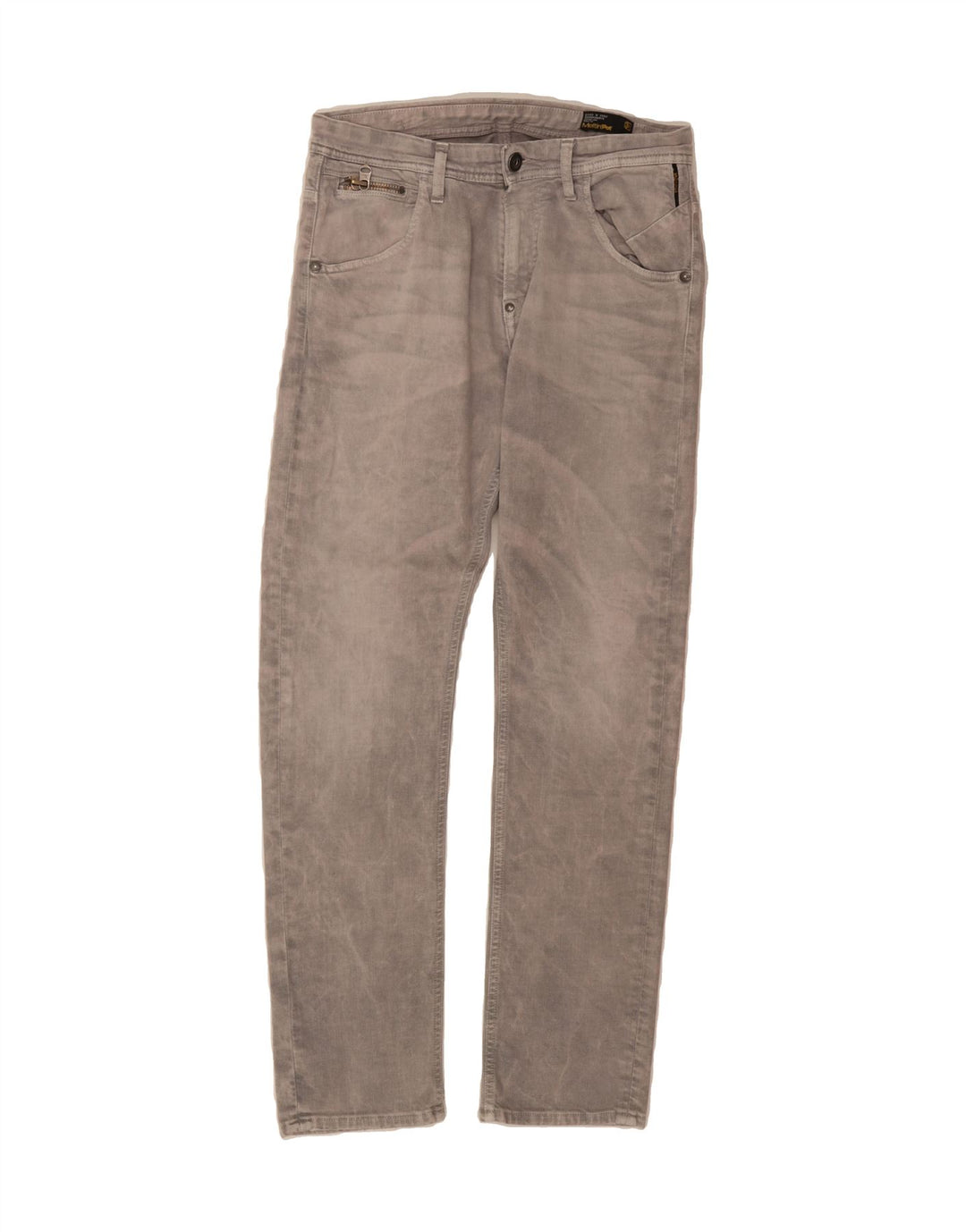MELTIN' POT Mens Straight Jeans W30 L30 Grey Cotton Vintage Meltin' Pot and Second-Hand Meltin' Pot from Messina Hembry 