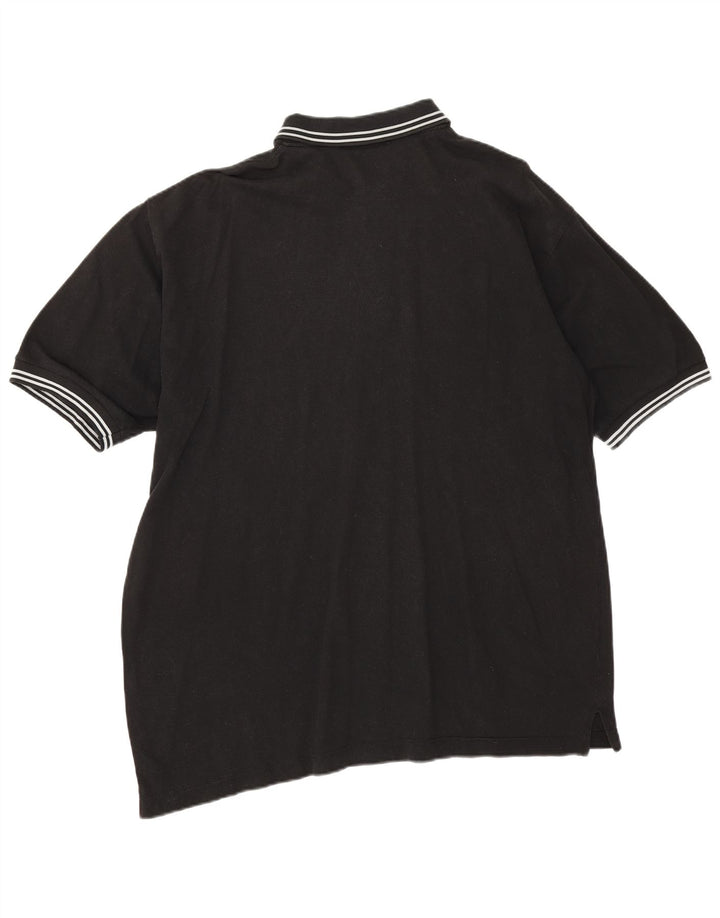 Sergio Tacchini Herren Poloshirt 2XL Schwarz