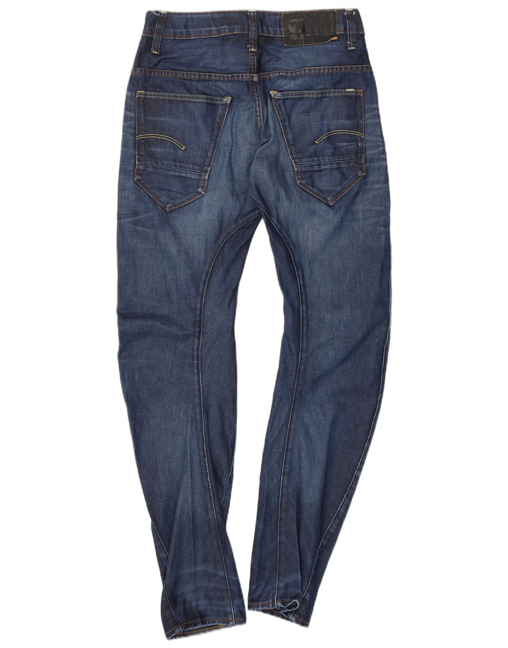 G-Star Herren 3D Arc Distressed Slim Jeans W28 L32 Blaue Baumwolle