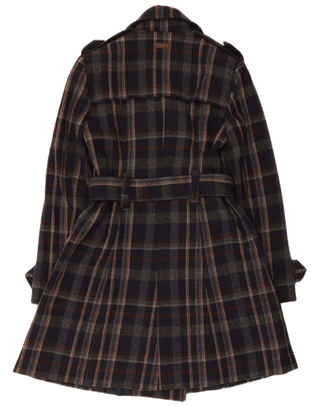 Marlboro Classics Damen Trenchcoat IT 44 Medium Black Check