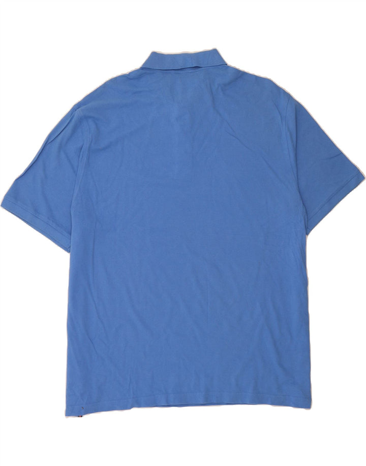 IZOD Mens Polo Shirt 2XL Blue Cotton Vintage Izod and Second-Hand Izod from Messina Hembry 