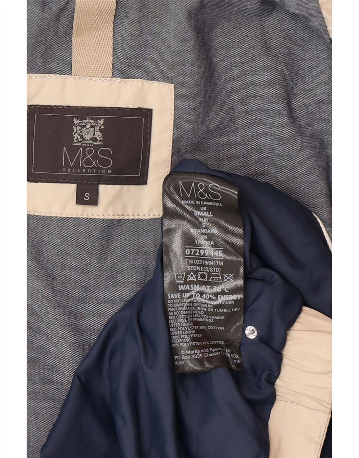 Marks & Spencer Herren Utility Gilet UK 36 Small Beige Polyester