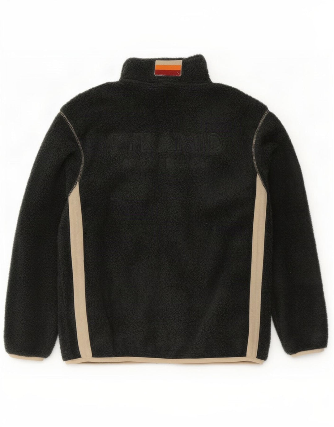 Pyramid Damen Fleecejacke UK 14 Large Grau Colourblock Polyester