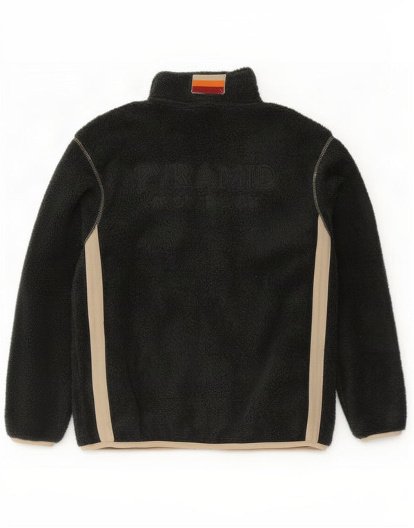 Pyramid Damen Fleecejacke UK 14 Large Grau Colourblock Polyester
