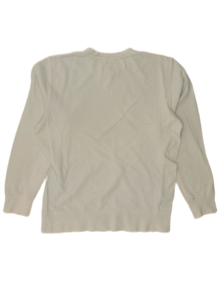 AMERICAN EAGLE Herren-Sweatshirt mit Grafik, mittelblaue Baumwolle