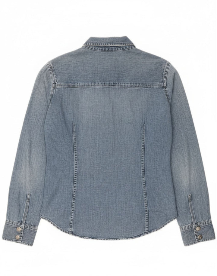 Calvin Klein Jeans Damen Jeanshemd mittelblaue Baumwolle