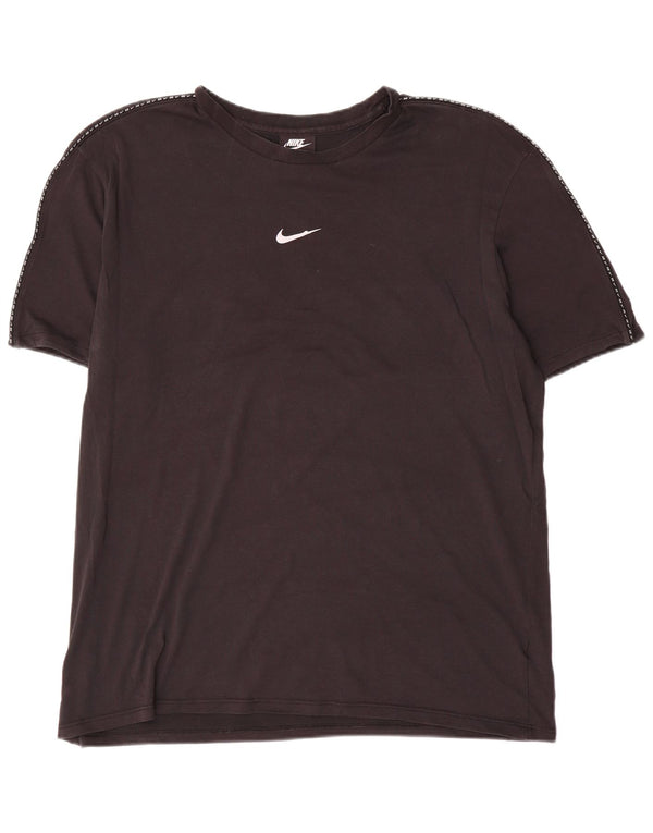 Nike Herren T-Shirt Top XL Schwarz Baumwolle