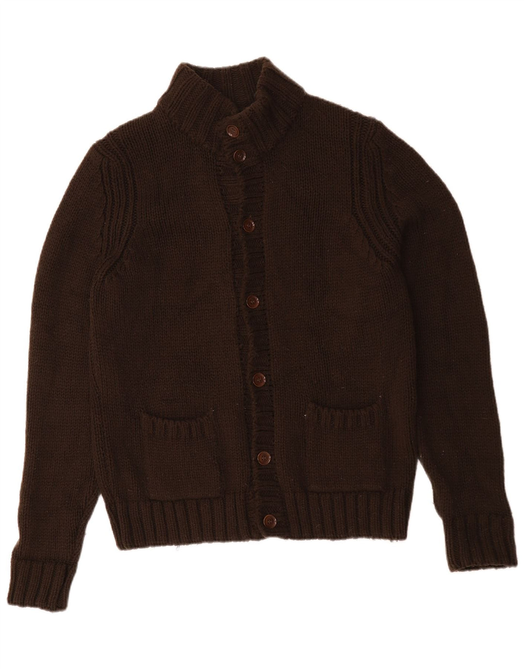 Zara Herren Strickjacke Mittelbraun