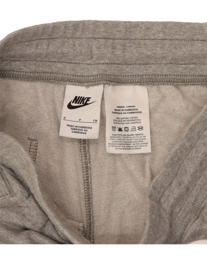 NIKE Mens Graphic Sport Shorts Small  Grey Cotton Vintage Nike and Second-Hand Nike from Messina Hembry 