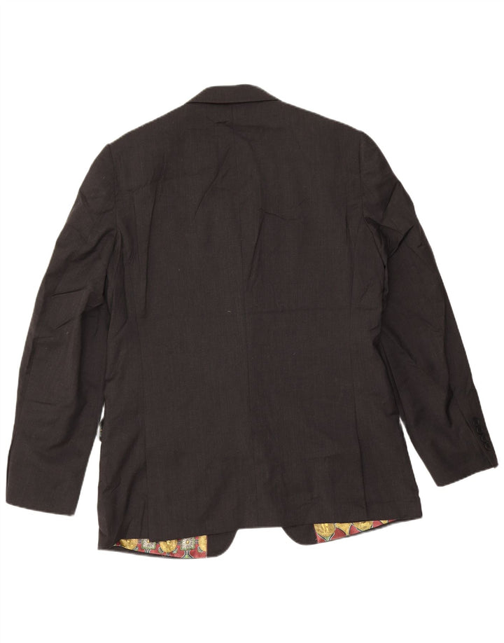 Ted Baker 2-teiliger Herrenanzug mit 2 Knöpfen, UK 40, Größe L, W34, L31, graue Wolle