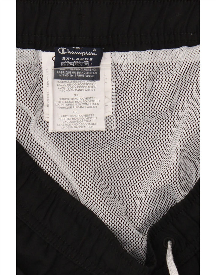 Champion Herren Graphic Sport Shorts 2XL Schwarz Polyester
