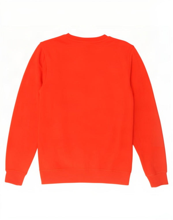 Nike Herren-Sweatshirt-Pullover aus mittelroter Baumwolle