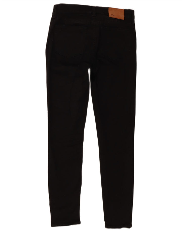 J. Crew Damen Toothpick Skinny Jeans W27 L27 Schwarz