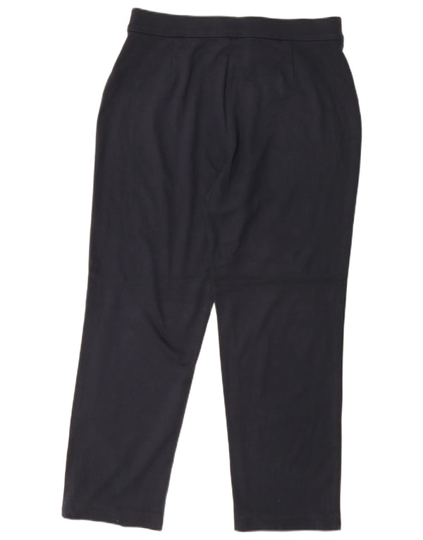 Marks & Spencer Damen Freizeithose UK 14 Large W34 L27 Marineblau