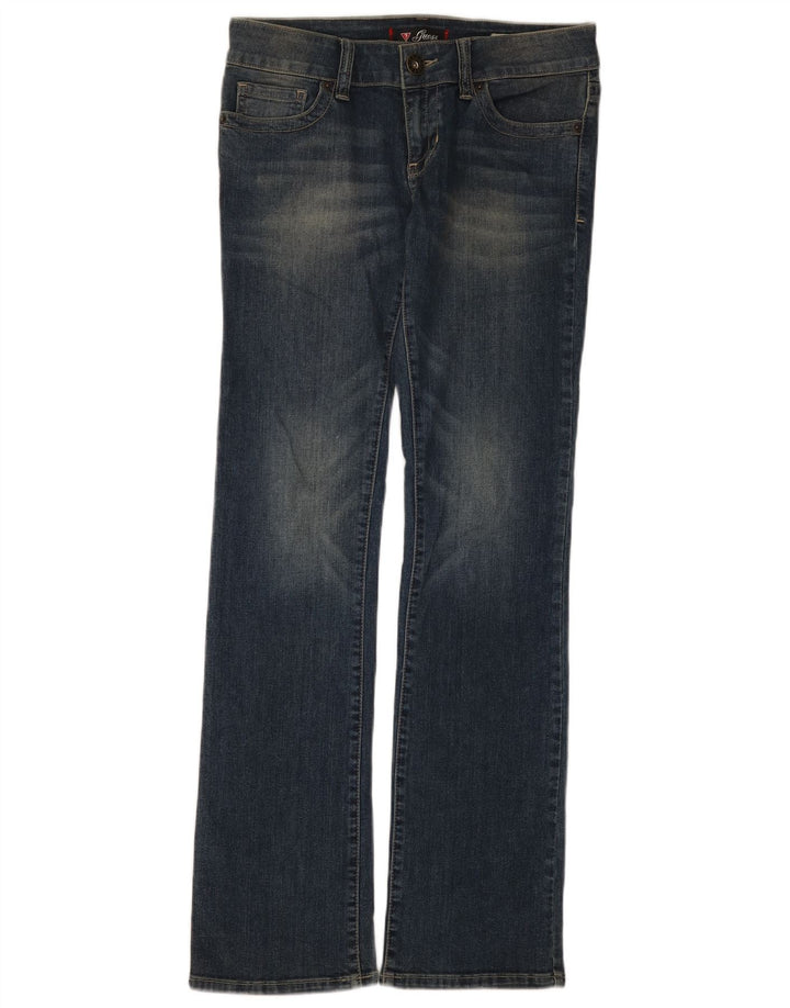 Guess Bootcut-Jeans für Damen, W30, L33, blaue Baumwolle