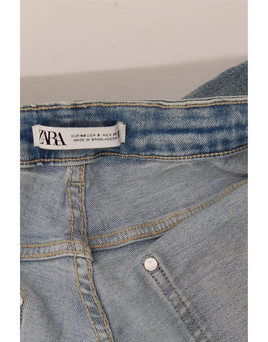 Zara Damen Skinny Jeans EU 40 Medium W30 L28 Blau