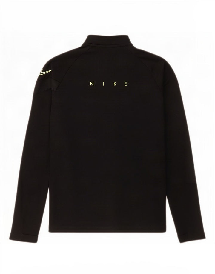 Nike Dri Fit Graphic Pullover-Trainingsanzugoberteil für Jungen, 10–11 Jahre, mittelgroß, Schwarz