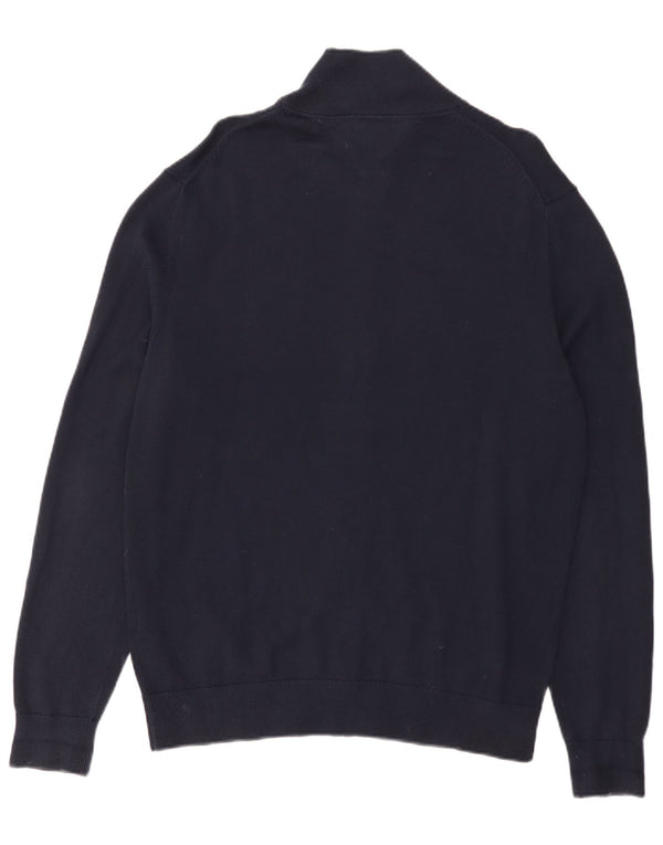 Tommy Hilfiger Herren Strickjacke 2XL Marineblau Baumwolle