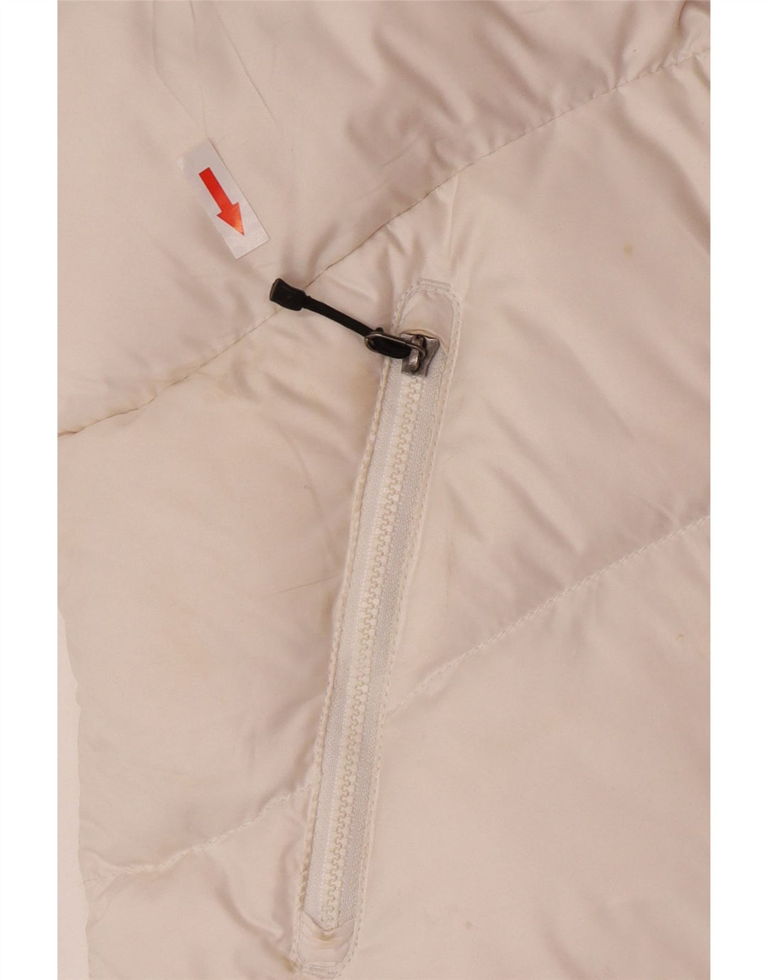 Nike Damen-Kapuzenweste, gepolstert, UK 12/14, mittelweiß, Polyester