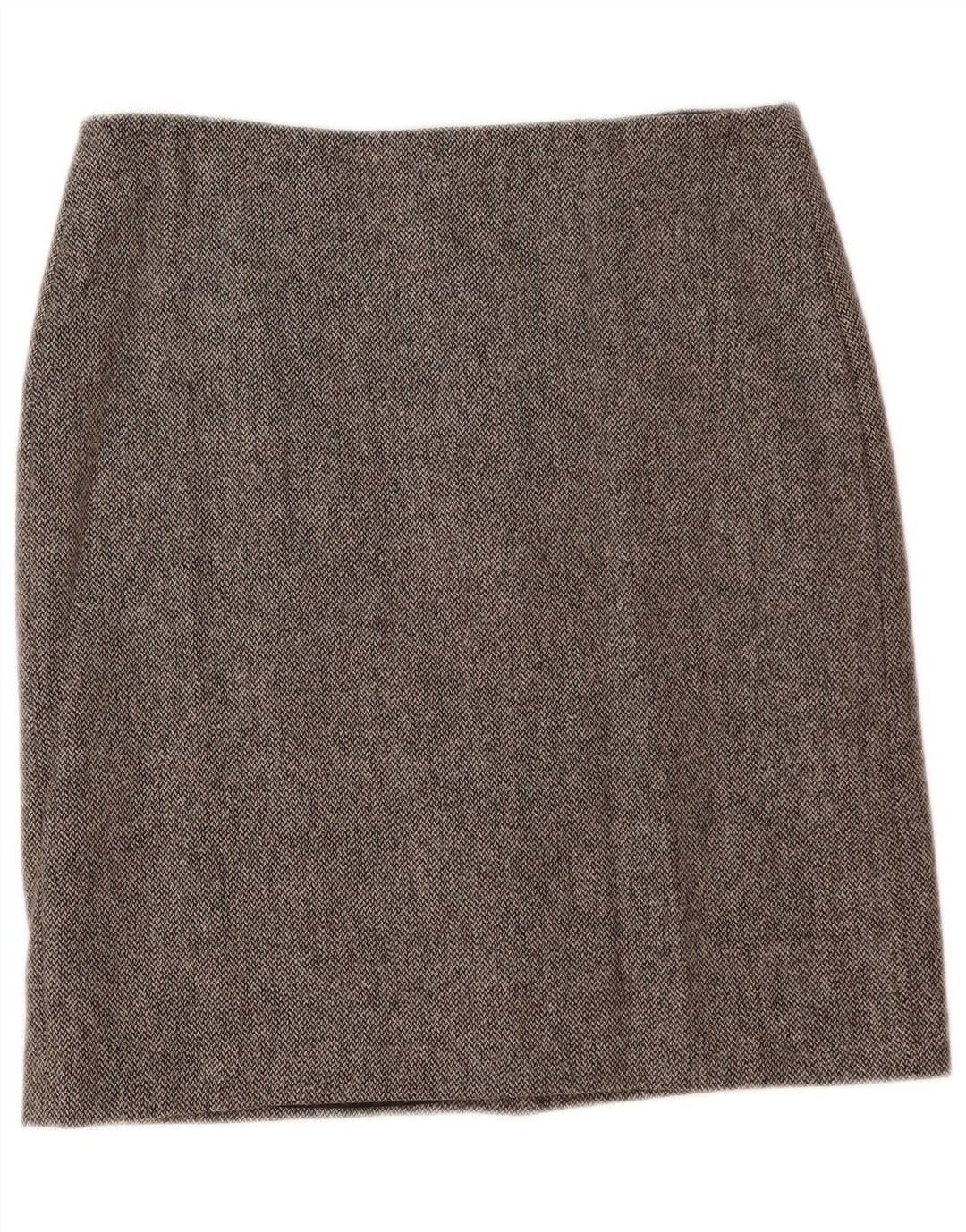 Hobbs Damen gerader Rock UK 16 Large W35 Graue Wolle