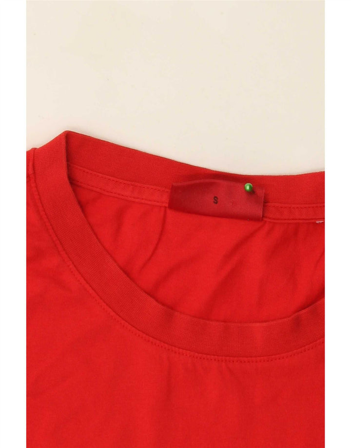Hugo Boss Herren T-Shirt mit Grafik, Größe S, Rot