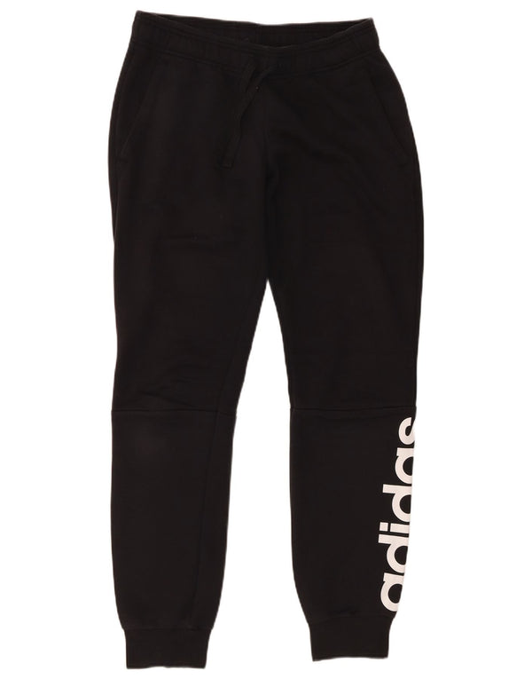 Adidas Damen-Trainingsanzug mit Grafik, Jogginghose, UK 8/10, Größe S, Schwarz, Baumwolle