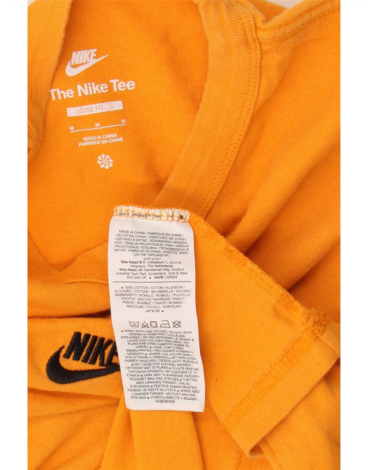 Nike Herren-T-Shirt mit lockerer Passform, mittelorange Baumwolle