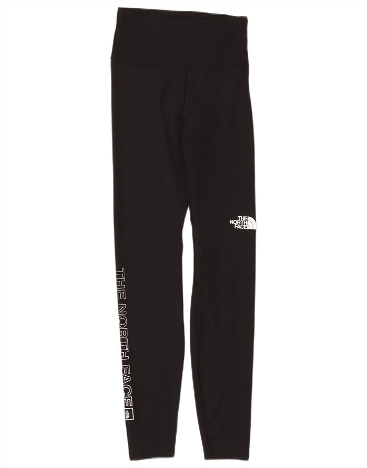 The North Face Womens Graphic Leggings UK 10 Small Schwarz Polyester