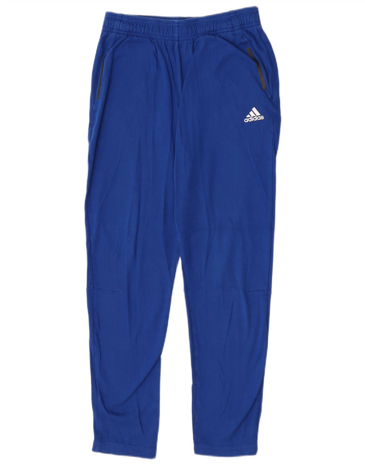 Adidas Trainingshose für Jungen, 13–14 Jahre, blaue Baumwolle