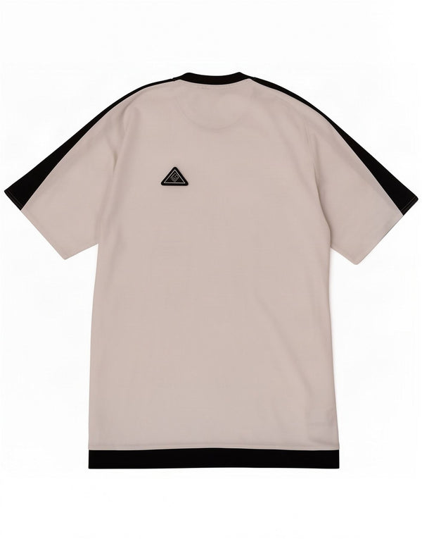 Adidas Herren Climalite T-Shirt Top Small Weiß Colourblock Polyester