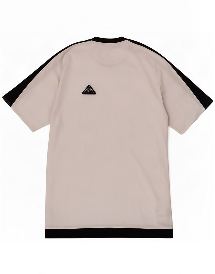 Adidas Herren Climalite T-Shirt Top Small Weiß Colourblock Polyester