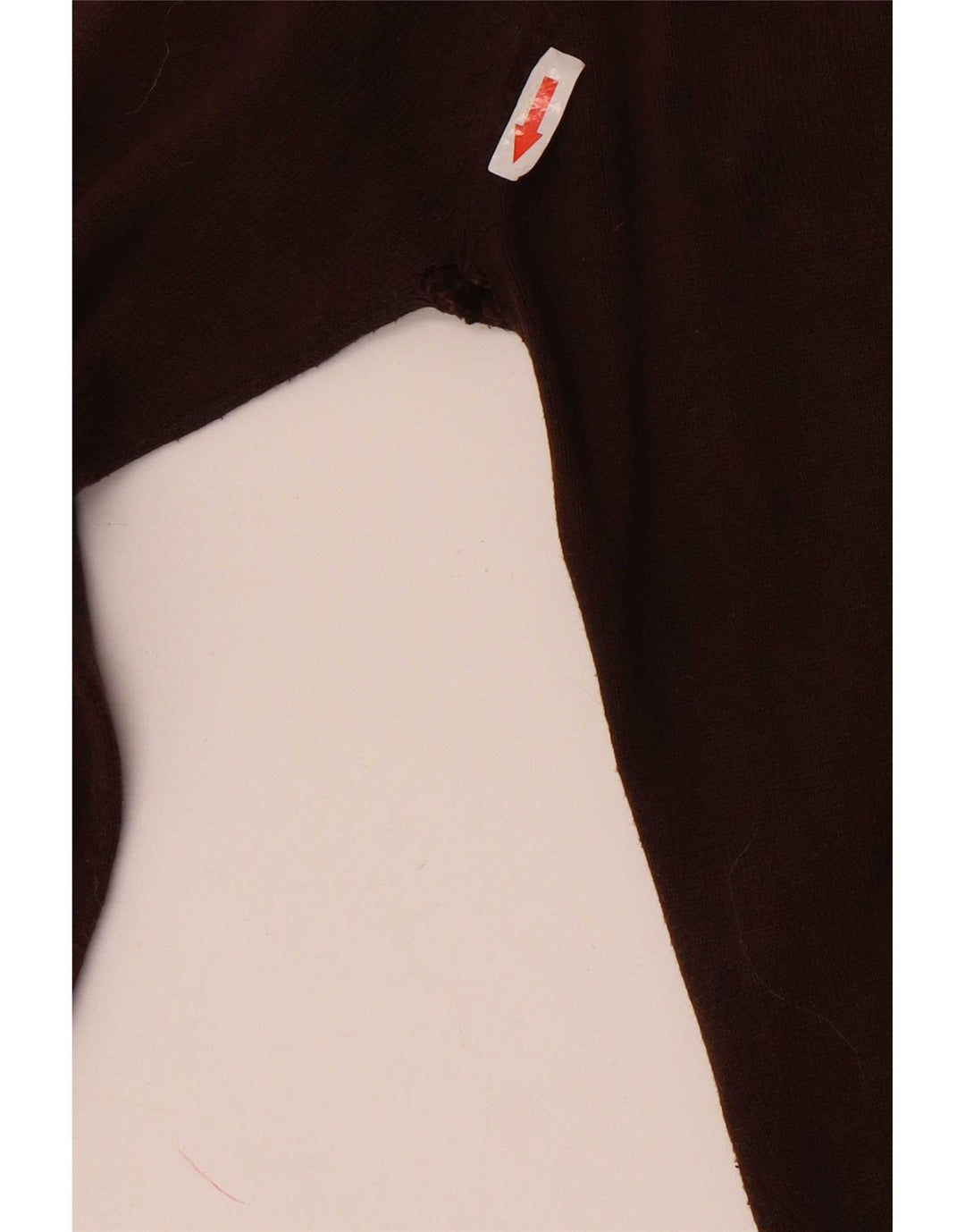 Zara Damen-Cardigan-Pullover UK 12 Mittelbraune Baumwolle